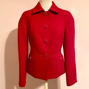 Talbots Red Blazer Jacket